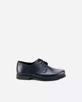 Детская обувь на шнуровке из кожи в классическом стиле Eli 1957, синий