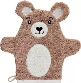 Детская перчатка для мытья фигур 207214 Erwin Mller, бежевый