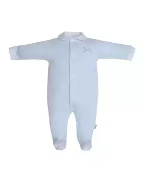 Детская пижама из 100% хлопка с декоративным бантом Cambrass, голубой