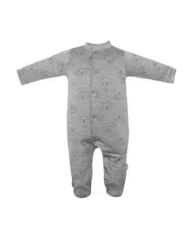 Детская пижама с принтом медведя Cambrass, серый