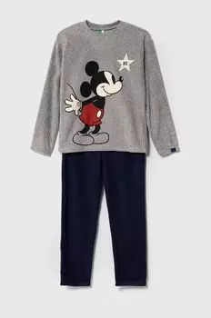 Детская пижама United Colors of Benetton, серый