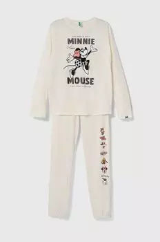 Детская пижама United Colors of Benetton x Disney, бежевый