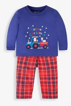 Детская пижама в клетку JoJo Maman Bb Christmas Farmer Jojo Maman Bb, красный
