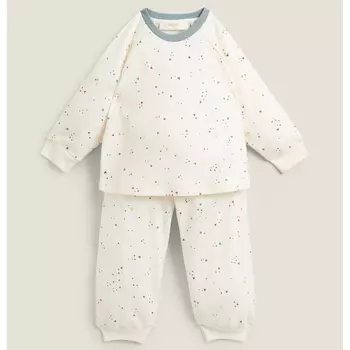 Детская пижама Zara Home Disney Mickey Mouse, кремовый