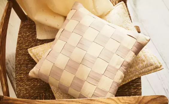 Детская плетеная подушка Zara Home, цвет Mauve