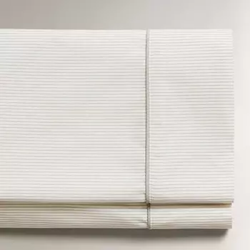 Детская плоская простыня Zara Home Striped, голубовато-серый