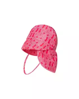 Детская пляжная шапочка с принтом и линейным логотипом TOUS, красный