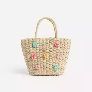 Детская пляжная сумка Camila Mini Home - El Corte Ingls, естественный