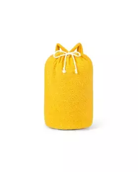 Детская пляжная сумка из хлопковой махры с логотипом TOUS, жёлтый