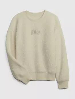 Детская плюшевая толстовка Gap, бежевый