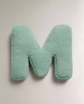 Детская подушка с буквой м Zara Home, зеленый