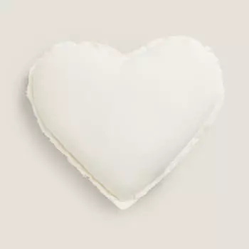 Детская подушка Zara Home Heart, экрю