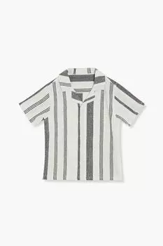 Детская полосатая рубашка Forever 21, черный