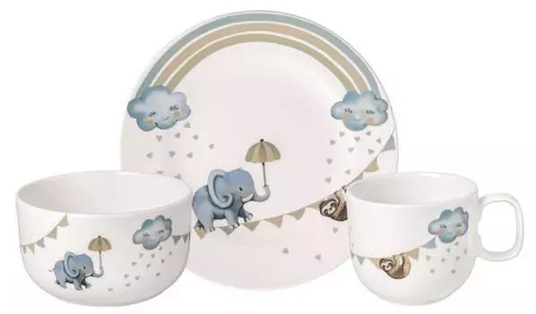 Детская посуда слон 3 предм. Villeroy & Boch, мультколор