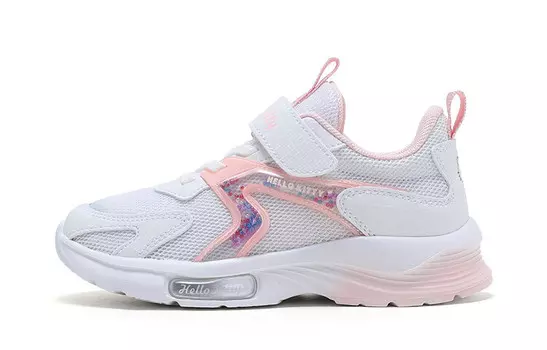 Детская повседневная обувь для детей, кроссовки, кроссовки Hello Kitty, светло-розовый