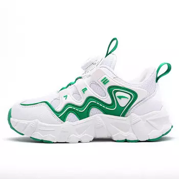 Детская повседневная обувь для детей, кроссовки, кроссовки 7-Pe, белый/зеленый