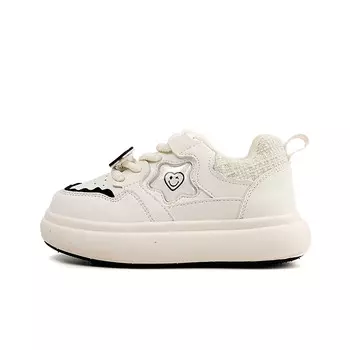 Детская повседневная обувь для детей, кроссовки, кроссовки Banner The Piggy, бежевый/черный