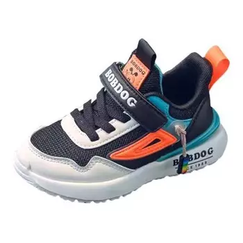Детская повседневная обувь для детей, кроссовки, кроссовки Bobdog, черный