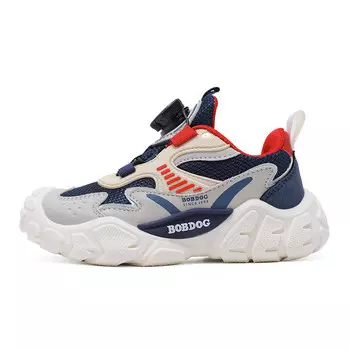 Детская повседневная обувь для детей, кроссовки, кроссовки Bobdog, цвет Navy blue/red