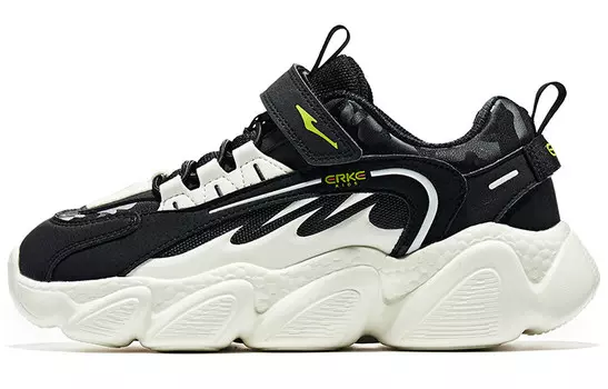 Детская повседневная обувь для детей, кроссовки, кроссовки Erke Kids, цвет Positive black/oak bud white