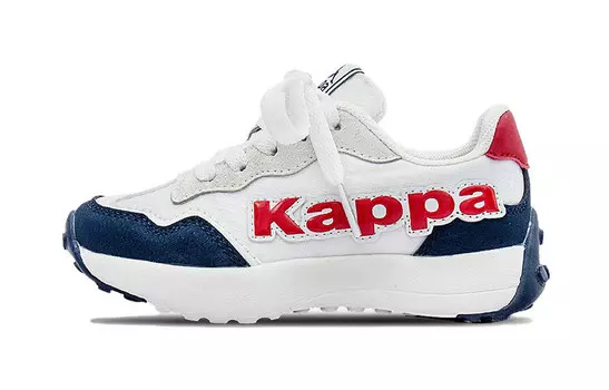 Детская повседневная обувь для детей, кроссовки, кроссовки Kappa Kids, цвет White Gray