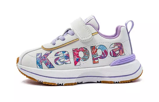 Детская повседневная обувь для детей, кроссовки, кроссовки Kappa Kids, цвет Beige Violet