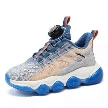 Детская повседневная обувь для детей, кроссовки, кроссовки Atongmu, цвет Lake Blue