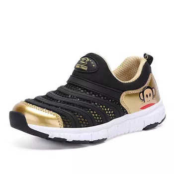 Детская повседневная обувь для детей, кроссовки, кроссовки Paul Frank, цвет Black light hemp gray