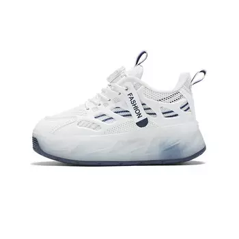 Детская повседневная обувь для детей, кроссовки, кроссовки Mulinsen, белый/голубой