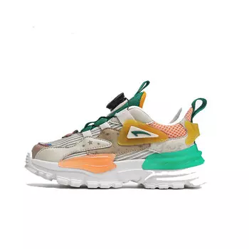 Детская повседневная обувь для детей, кроссовки, кроссовки 7-Pe, бежевый/оранжевый/зеленый