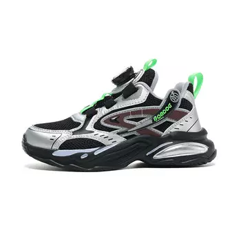 Детская повседневная обувь для детей, кроссовки, кроссовки Bobdog House, черный/зеленый