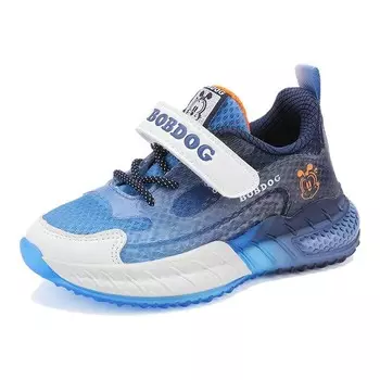 Детская повседневная обувь для детей, кроссовки, кроссовки Bobdog, лазурный/тёмно-синий