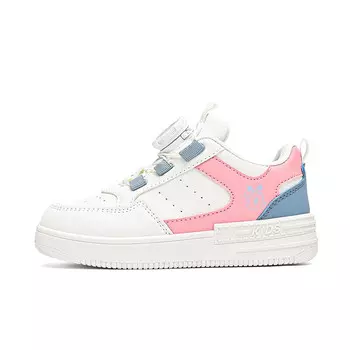 Детская повседневная обувь для детей, кроссовки, кроссовки Bobdog, белый/розовый