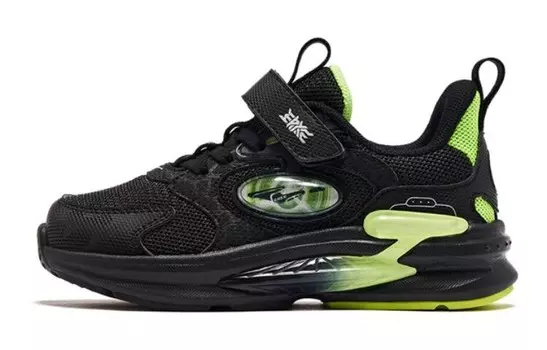 Детская повседневная обувь для детей, кроссовки, кроссовки Erke Kids, черный