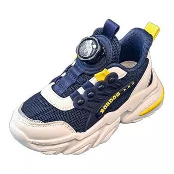 Детская повседневная обувь для детей, кроссовки, кроссовки Bobdog, цвет Dark Blue 13001 (Trendy Ver.)