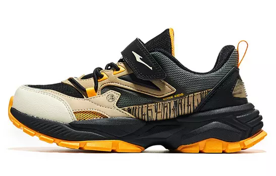 Детская повседневная обувь для детей, кроссовки, кроссовки Erke Kids, цвет Fog grey brown/positive black