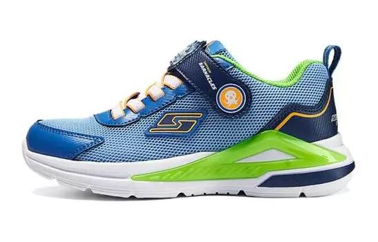 Детская повседневная обувь для детей, кроссовки, кроссовки Skechers Kids, цвет Blue/Lemon