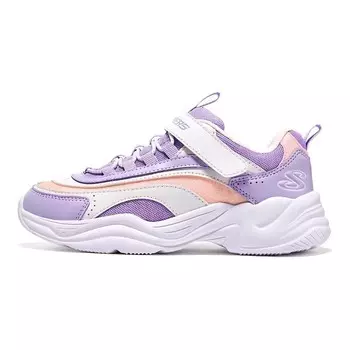 Детская повседневная обувь для детей, кроссовки, кроссовки Skechers Kids, цвет Lavender/multi-colored