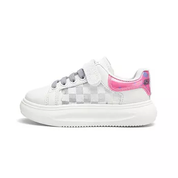 Детская повседневная обувь для детей, кроссовки, кроссовки Snoopy, белый/розовый