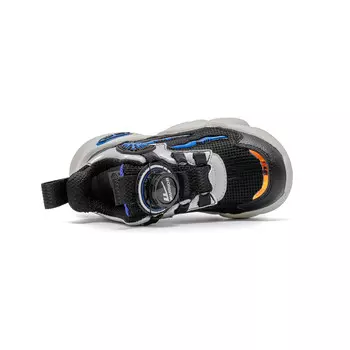 Детская повседневная обувь для детей, кроссовки, кроссовки Warrior, черный/синий