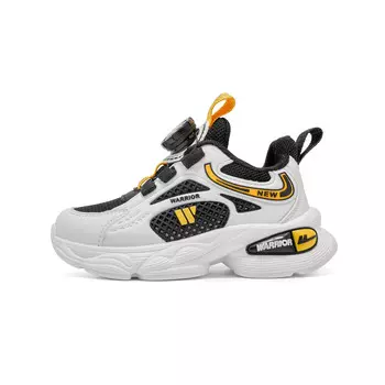 Детская повседневная обувь для детей, кроссовки, кроссовки Warrior, белый/зеленый