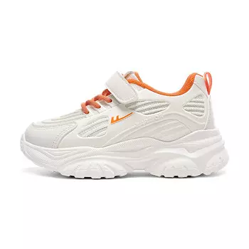 Детская повседневная обувь для детей, кроссовки, кроссовки Warrior, белый/оранжевый