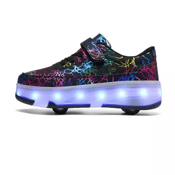 Детская повседневная обувь для детей, кроссовки, кроссовки Robinhood, черный