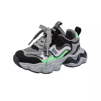 Детская повседневная обувь для детей, кроссовки, кроссовки Lee, цвет Black Gray