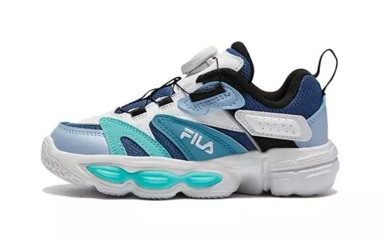 Детская повседневная обувь для дошкольников, кроссовки, кроссовки Fila Kids, синий/белый