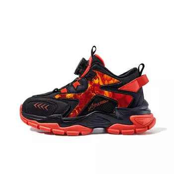 Детская повседневная обувь для начальной школы, кроссовки, кроссовки Disney, красный