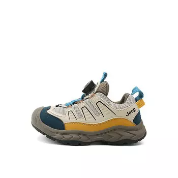 Детская повседневная обувь для начальной школы, кроссовки, кроссовки Jeep, цвет Ivory white/antique yellow