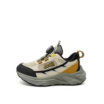 Детская повседневная обувь для начальной школы, кроссовки, кроссовки Jeep, цвет Misty Green / Obsidian Black