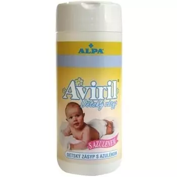 Детская присыпка Aviril с азуленом 100 г, Alpa