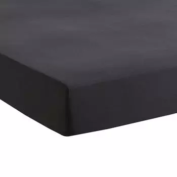 Детская простыня Dream Sleep Basic одинарный трикотаж 70x140 см антрацит Traumschlaf